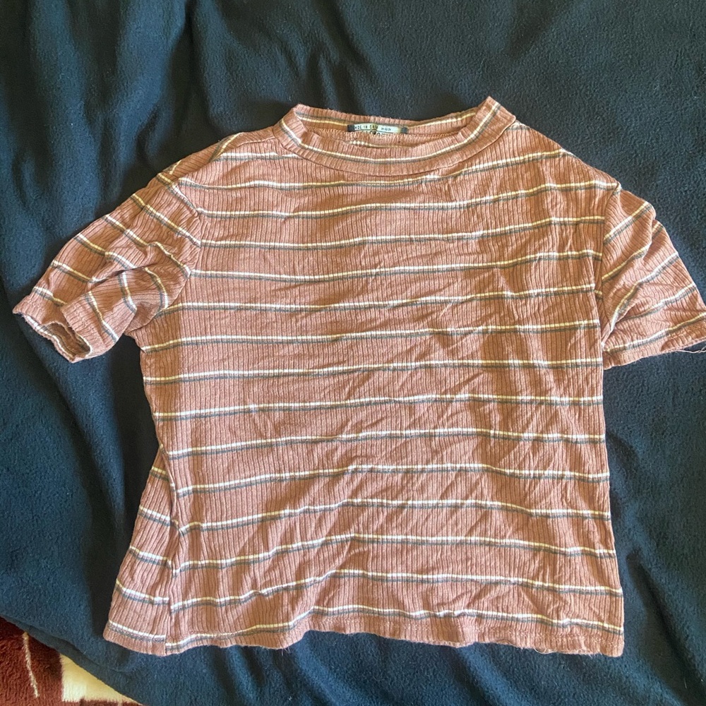 Cotton On striped Pink and White Tee